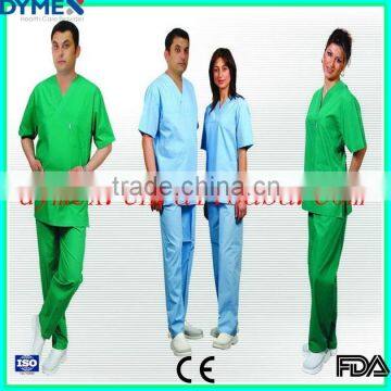 Nonwoven Surgical Medical Clinic Nurse Scrubs Suits