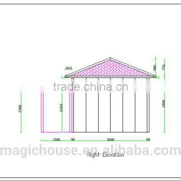 2016 Latest Modern Easy Assembly and Cheap Modular Homes/summer Hot Sale Light Steel Structure Prefab House/great Room Plan photo-3