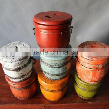 chinese antique colourful wooden hanging box