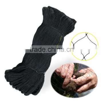 25' x 50' Net Game Bird Poultry Pen Netting Nylon 2" BLACK SQUARE MESH