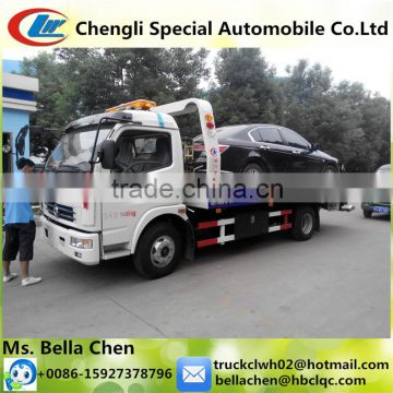 Cheap Wrecker Tow Truck, DONGFENG Brand New Low Bed Tow truck for sale