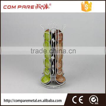 Revolving Dolce Gusto Coffee Capsule Holder With White Powder Coated photo-2