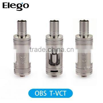 OBS t-vct!! The first top filling obs t vct sub ohm tank juice flow control t vct sub ohm vaporizer with 0.25ohm/0.5ohm coil