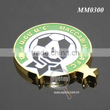 Green Box Packing Round Star Shaped Promotional Club Football Match Customize Sports Game Metal Medal photo-4