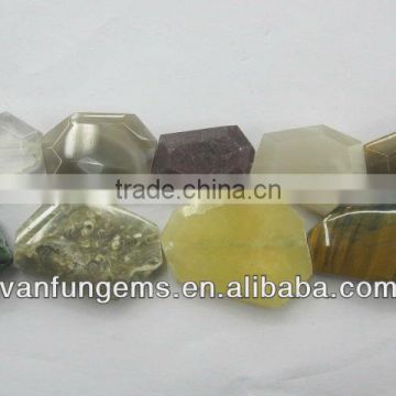 Mixed stons faceted tumble natural stone