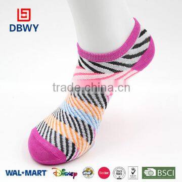 Cheap Price Manufacturer Hot Sale!2015 Fashion Purple Girl Ankle Socks Made in China!