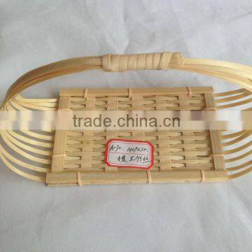 Bread Bamboo Basket With Handle