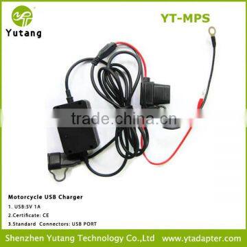 Motorcycle Electrical Connector USB Charger For Smartphone