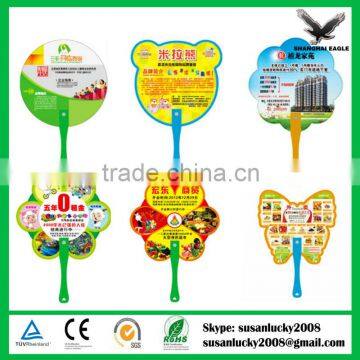 2014 new design plastic hand fans (directly from factory)