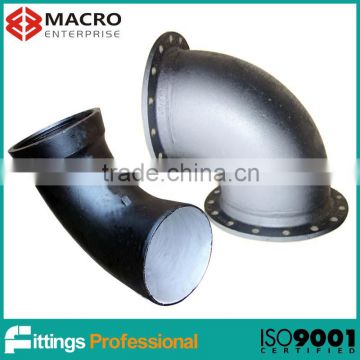 big size ductile iron bends for sewage pipeline