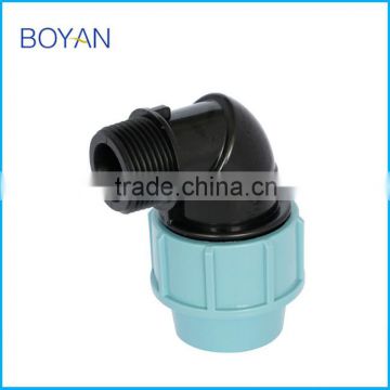 compression fitting quick pipe fittings pp male female 90 degree elbow