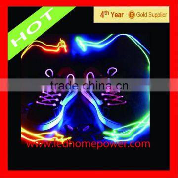 Luminous shoelace promotion