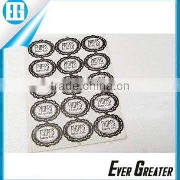 custom labeles full color vinyl waterproof adhesive sticker labels adhesive wine label printing