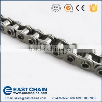 A series short pitch 12.7mm 25.4mm 304 stainless steel hollow pin roller chain 08BHP