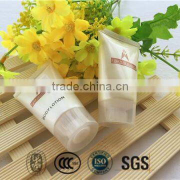 Eco material disposable luxury whitening shampoo body lotio tube 30ml