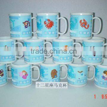 Constellation mugs, cute design 3D pvc mugs