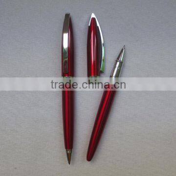 Red Premium Heavy Metal Roller Pen photo-2