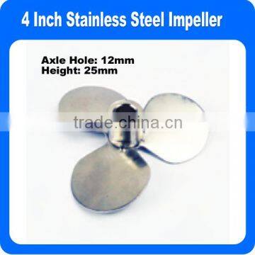 4 Inch Stainless Steel Impeller For Air Agitator