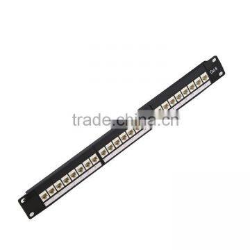 19 Inches Plastic Blank UTP 24 port patch panel