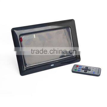 hot selling 7" LCD digital photo frame loop video