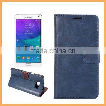 Mobile cover flip leather case for galaxy note 5