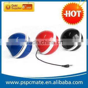 portable mini ball round mobile speaker/round cell phone speaker