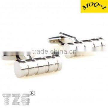 TZG03064 The Popular Cylinder Metal Cufflink Cuff Link