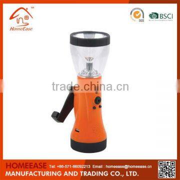 Hand creank dynamo camping solar light