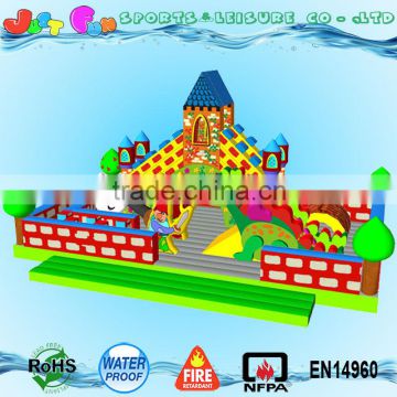 big halloween castle kids inflatable trampoline,inflatable knights inflatable dragon city playground