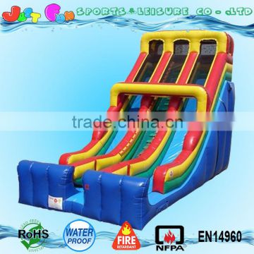 high quality commercial grade rainbow inflatable slide for kids for sale                        
                                                                                Supplier's Choice