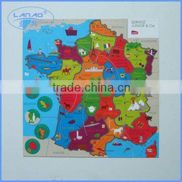 French Map Puzzle Fridge Magnets photo-3