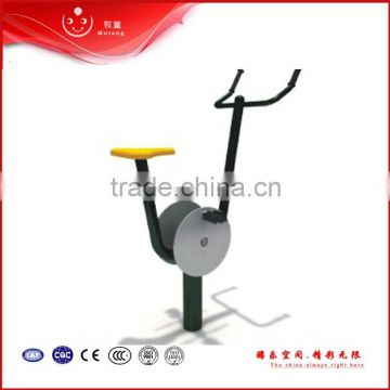 Environmental Galvanized pipe fitness outdoor exercise bike