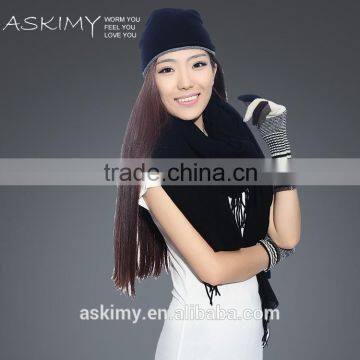 Wholesale Knitted Women Winter Hat and Scarf Sets
