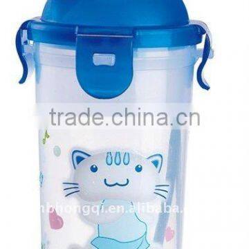 400ml Square Plastic Cup with High Lid