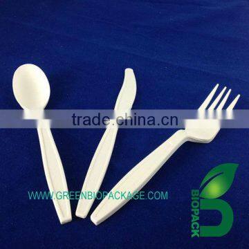 eco-friendly biodegradable cornstarch cutlery