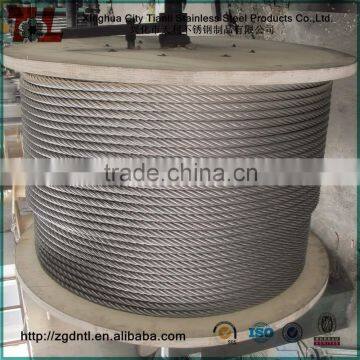 316 7x7 1.5mm Stainless Steel Rope Length 1000m Tensile Strength 1470Mpa