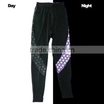 Reflective cycling pants