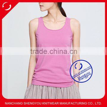 custom 100 cotton tank top for women wholesale china