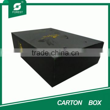 PROFESSIONAL AND CUSTOMIZED BLACK CARTON BOX