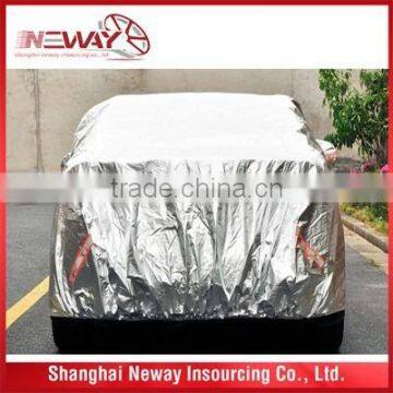 Trading UV,waterproof, anti -dust car cover with car door zipper/ mirror pockedt