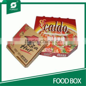 MEDIUM BROWN PIZZA BOX CORRUGATED TAKE AWAY FOOD PACKAGING BOXES photo-3