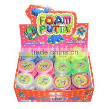 5x2.5 snow putty, color foam plasticine putty