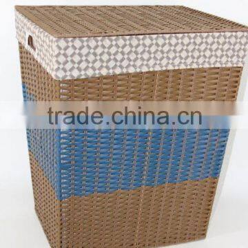 Rattan-like weaving laundry baskets