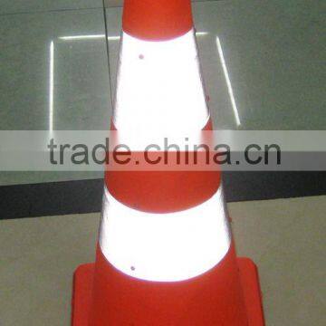 16"orange PP folding traffic cone collapsible cone height 42cm