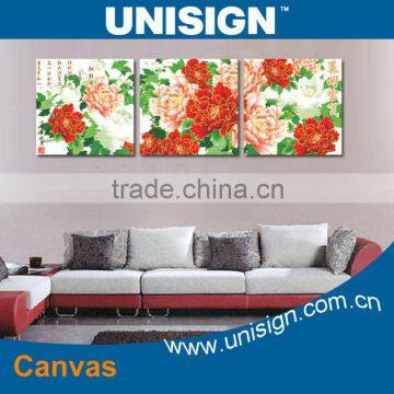 Unisign Sell To Different Countries Digital Printing Polyester Canvas Fabric