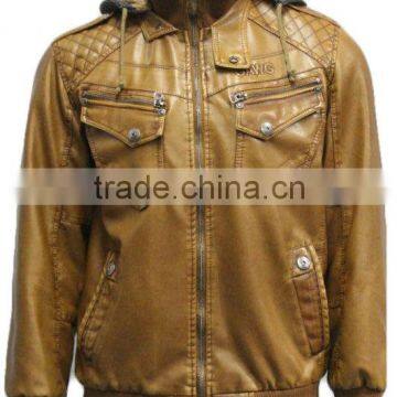 Men's Paskistan Motorcycle Leather Jacket