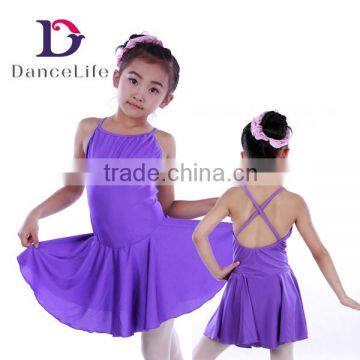 C2123 Popular child camisole leotard With skirt/dance skirts ballet dance skirts/girls ballet dress