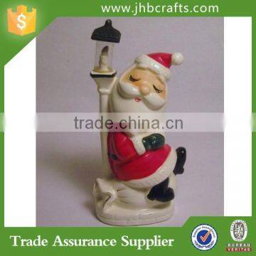 The sleeping Santa Claus Resin Figurines Home Decoration