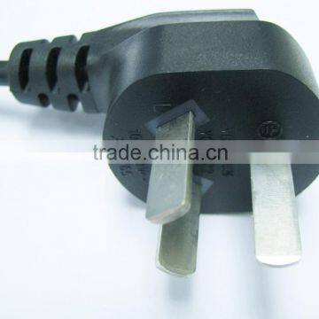 CCC standard 3pin10A/ 250V electrical flat plug