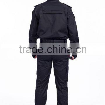 Custom Short / Long Sleeve Black Wearproof Security Guards Uniform photo-3